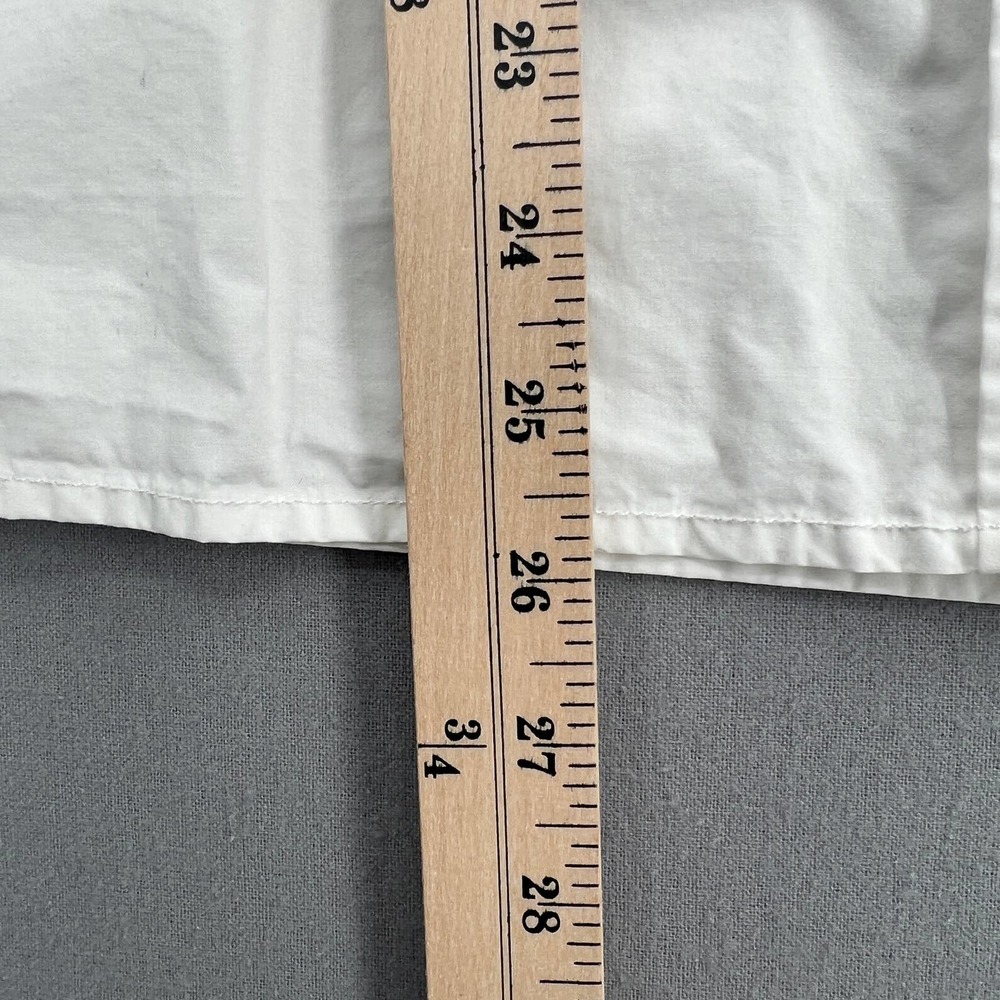 CURRENT/ELLIOTT Shirt Womens Small 1 White Long Sleeve Button Up Convertible - Picture 14 of 16